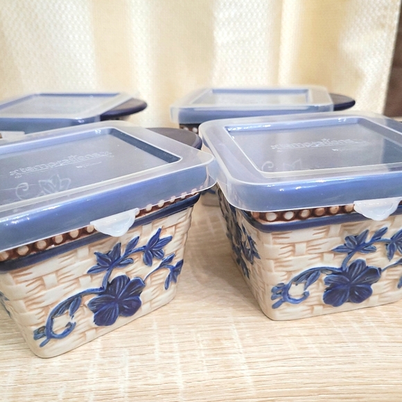 Temptations by Tara Kitchen Set Of 4 Temptations By Tara Cobalt